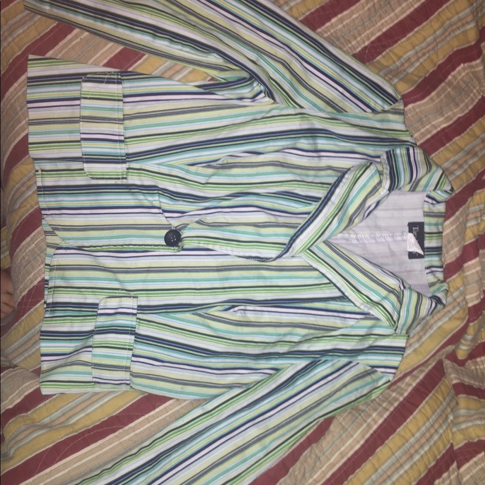 Striped Tara Jones blazer